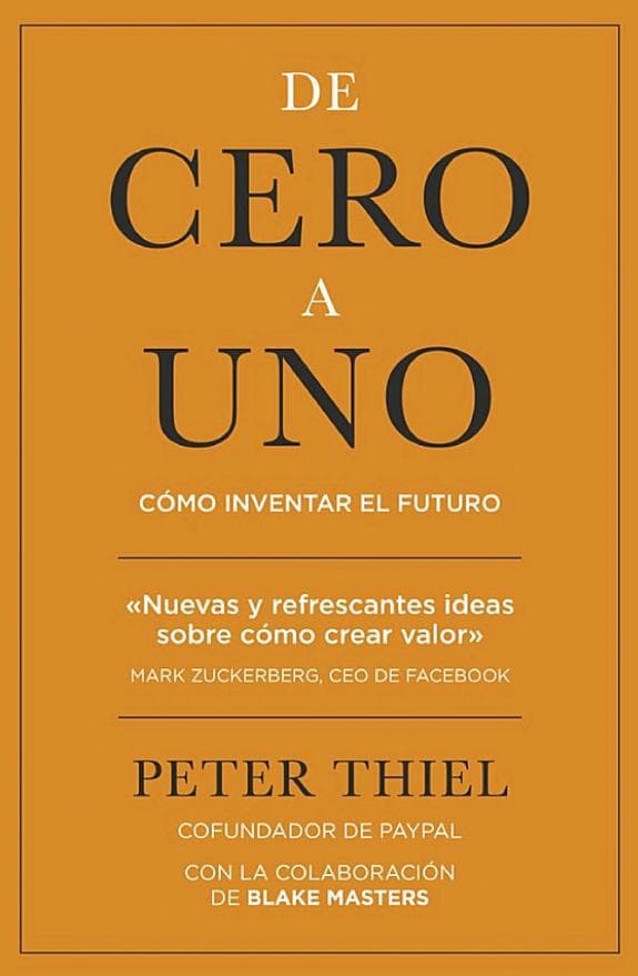 Portada del libro De cero a uno