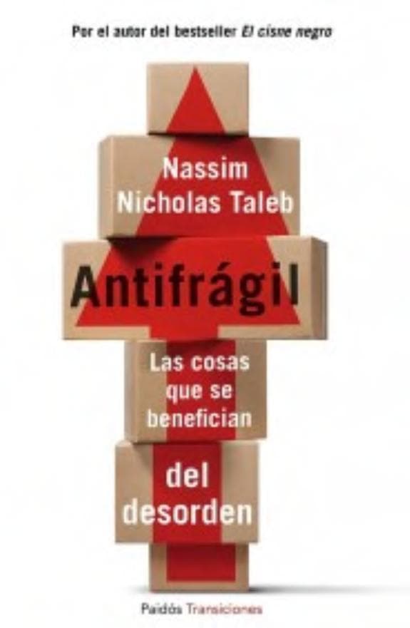 Portada del libro Antifrágil