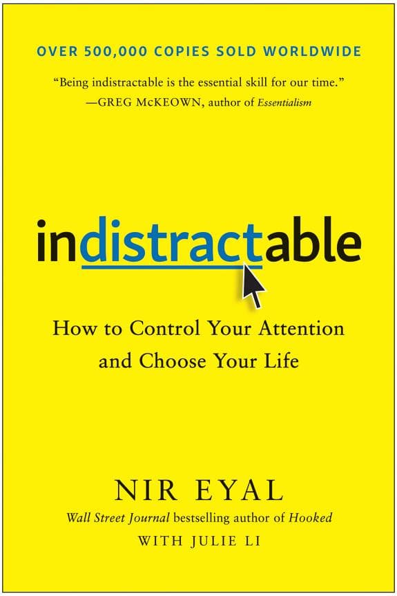 Portada del libro Indistractable