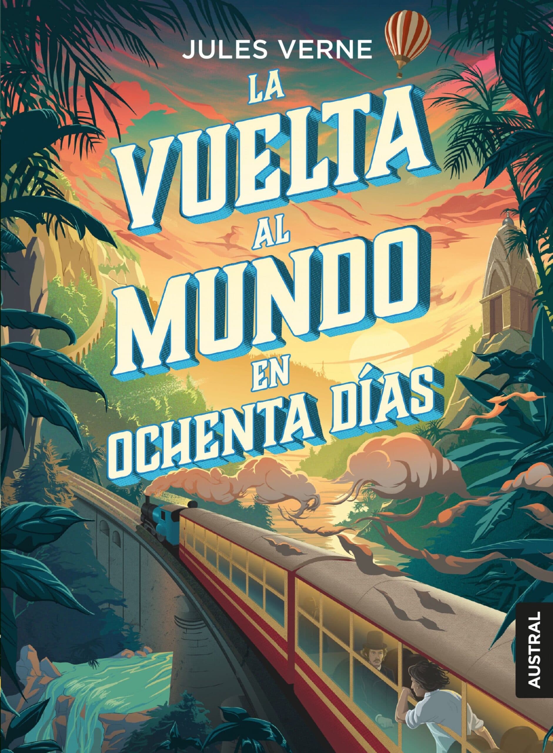 Portada del libro La vuelta al mundo en 80 días