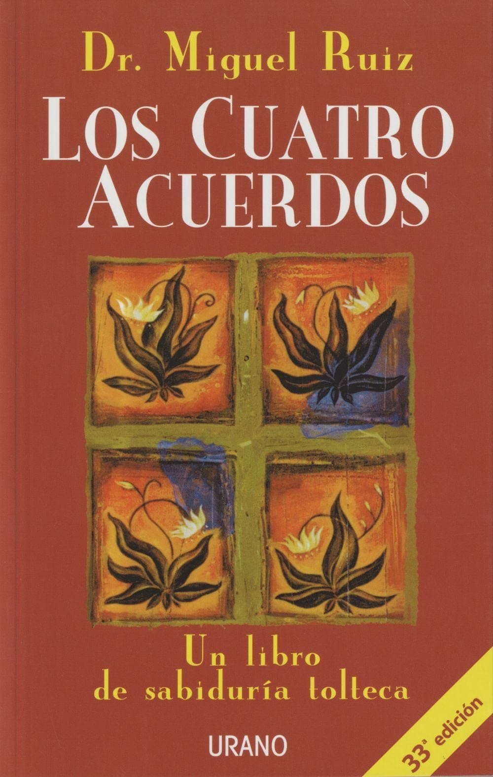 Portada del libro Los Cuatro Acuerdos