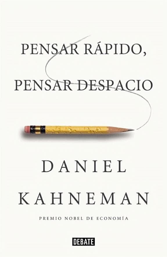Portada del libro Pensar rápido, pensar despacio