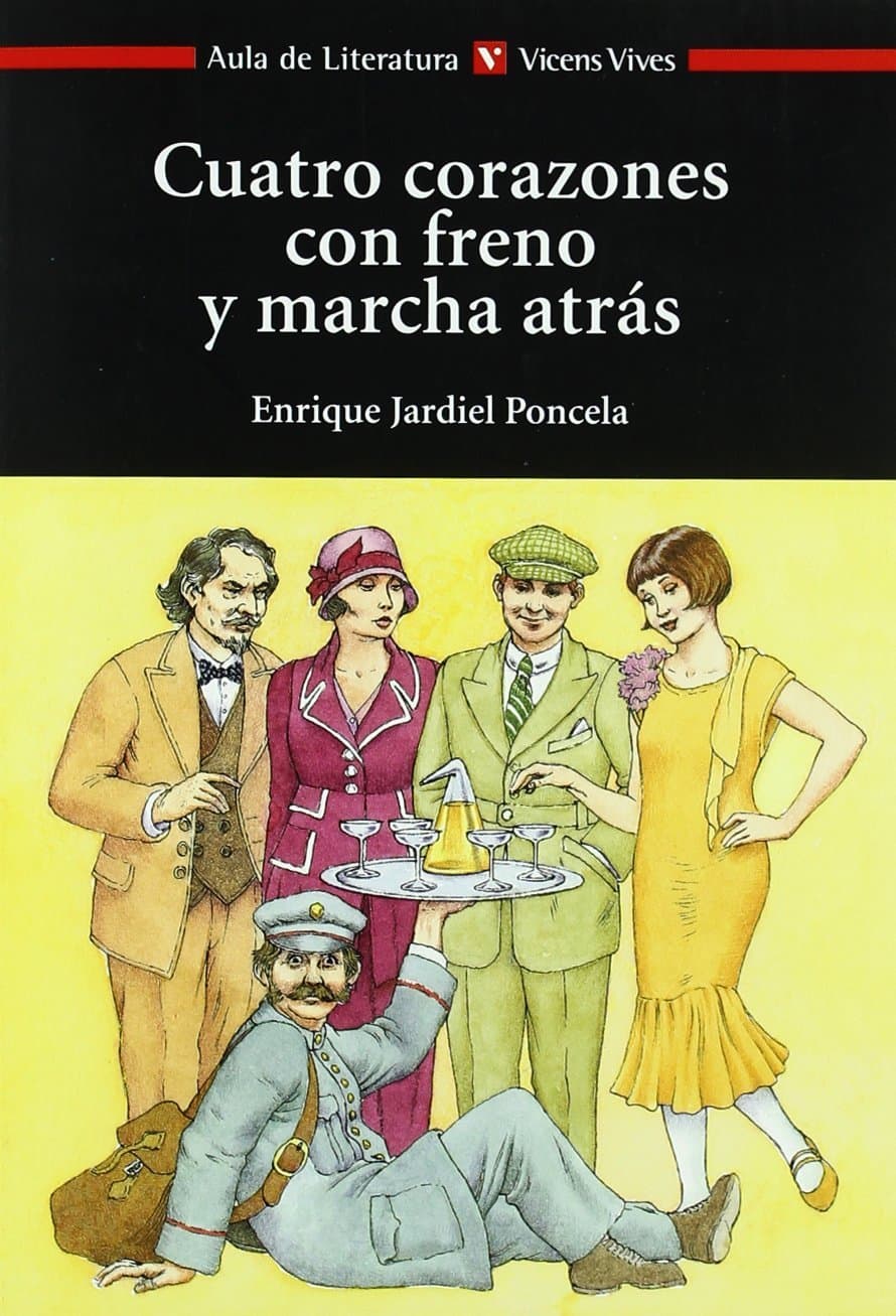 Portada del libro Cuatro corazones con freno y marcha atrás