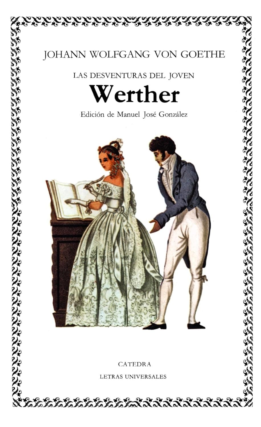 Portada del libro Las desventuras del joven Werther